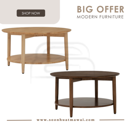 OLUNA DIA800 ROUND COFFEE TABLE 102 (SOLID) (HINLIM)