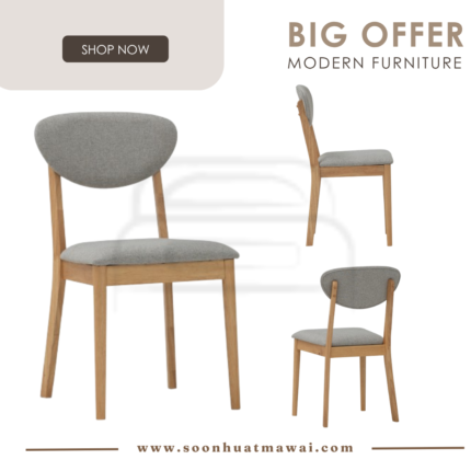 JOSIE DINING CHAIR 102/3691 (PET FRIENDLY FABRIC) (HINLIM)