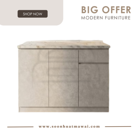 F48LP 4FT KITCHEN CABINET 3 DOOR & 1 DRAWER (MAYA)