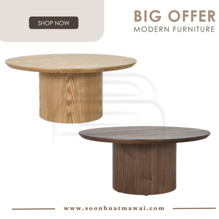EMERY DIA800 ROUND COFFEE TABLE 102 / 113 (HINLIM)