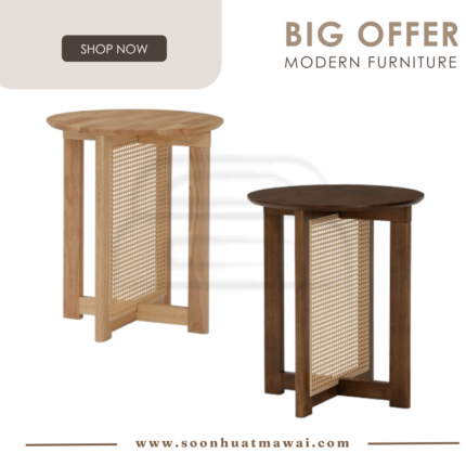 ORINA DIA500 ROUND SIDE TABLE 102 / 109 (SOLID) (HINLIM)