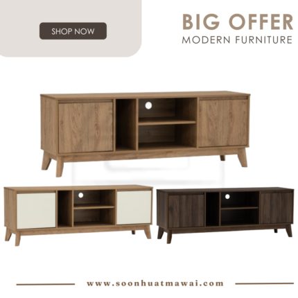 HIRADO 1.5M TV CABINET 102/173 / 109/170 / 102/173/171 (HINLIM)