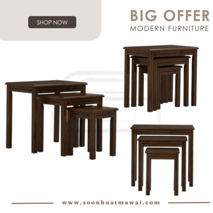 TORYN NEST OF 3 COFFEE TABLE 109 (HINLIM)