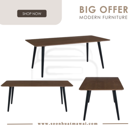 CARSYN RECTANGULAR COFFEE TABLE 114/109 (HINLIM)