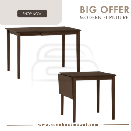 PAVO 750X750+300 EXT DINING TABLE 109 (HINLIM)
