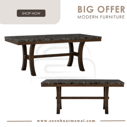 OROS 1000X2000 DINING TABLE 109/183 (HINLIM)