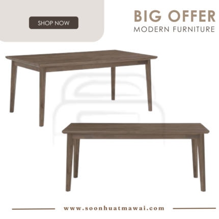 TORRELL 900X1600 DINING TABLE 1804 (HINLIM)
