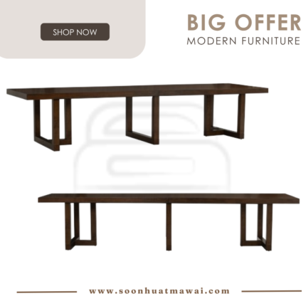 ZORVEN 1060 X 3600 DINING TABLE 109 (HINLIM)