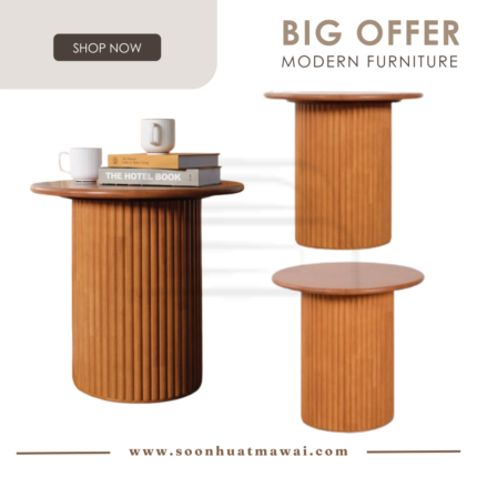 ROMEO ROUND END TABLE (MODA)
