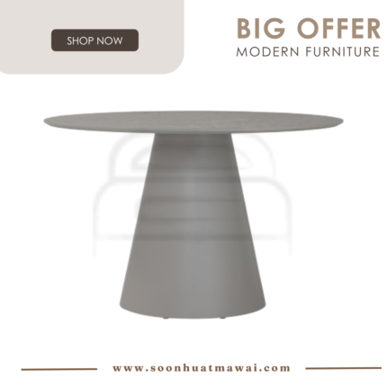 GURO DIA1200 ROUND DINING TABLE 1333/187 (HINLIM)