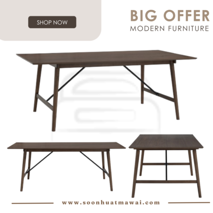 LEVEA 1000 X 2000 DINING TABLE 109/113 (HINLIM)