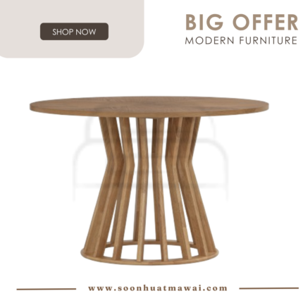 DONRIC DIA1200 DINING TABLE 102 (HINLIM)