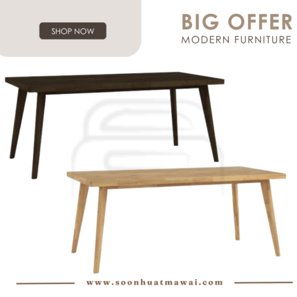 LOFTUS 900X1800 DINING TABLE 1001 / 102/112 (HINLIM)