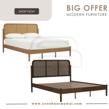 TIMO QUEEN BED WITH 1900MM BED PANEL 102 / 109 (HINLIM)