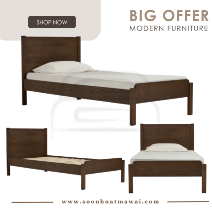 HANA SINGLE BED WITH 1900MM SIDE RAIL 109 (HINLIM)