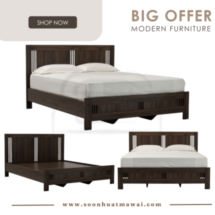 OLAINE QUEEN BED 170 (FIT MATTRESS SIZE 1500X1900) (HINLIM)