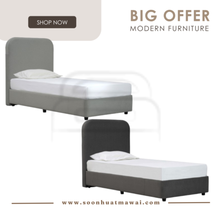 PONYO SINGLE BED 1900MM DIVAN 3691 / 3692 (HINLIM)