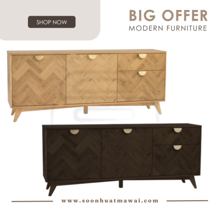 LOFTUS 1.8M SIDEBOARD 102/112 / 1001 (HINLIM)