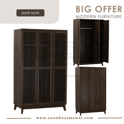 OLAINE 3 DOOR WARDROBE 109/170 (HINLIM)