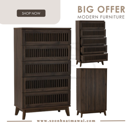 OLAINE 5 DRAWER CHEST 109/170 (HINLIM)