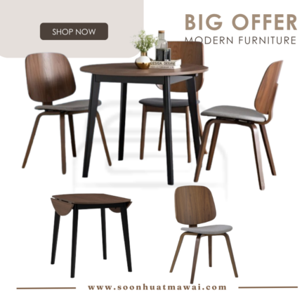 143030/241619 1+4 OVED EXT DINING TABLE WITH AVARIE DINING CHAIR (HINLIM)